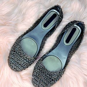 Melissa Sparkle ballerinas. size 7
